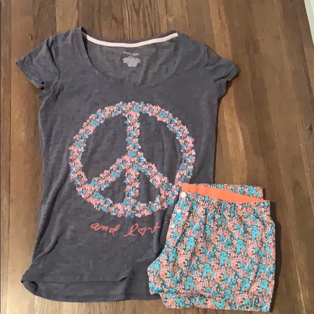 Pj set Jr. shirt xl shorts medium